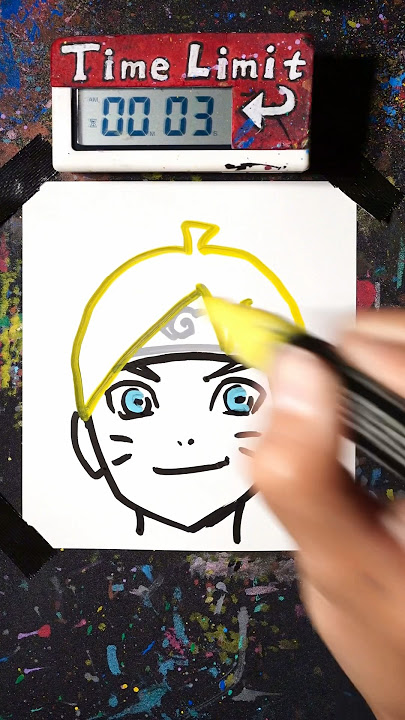 How to Draw BORUTO in 30 Seconds