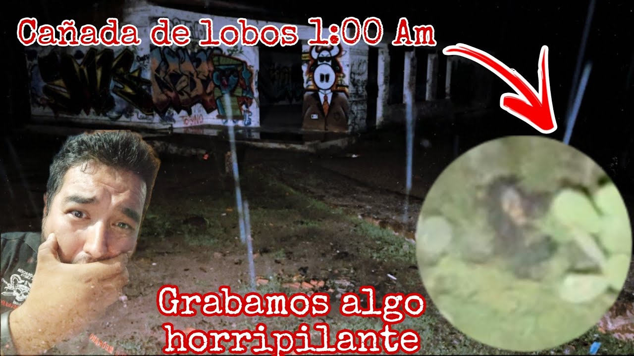 La casa del hermitaño 1:00 am SLP,  solos en la cañada de lobos vimos algo HORRIPILANTE !!!