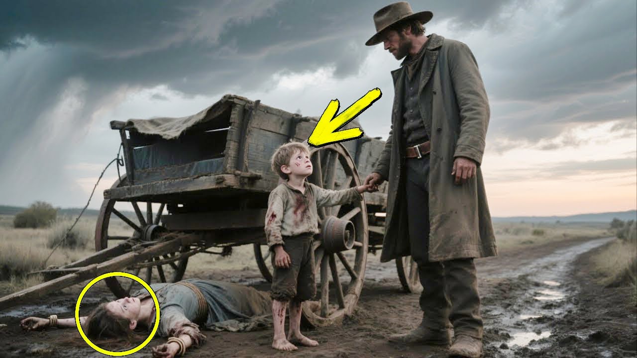 Anyám még lélegzik, mondta a fiú a farmernek, és ő meglátta őt a szekér alatt