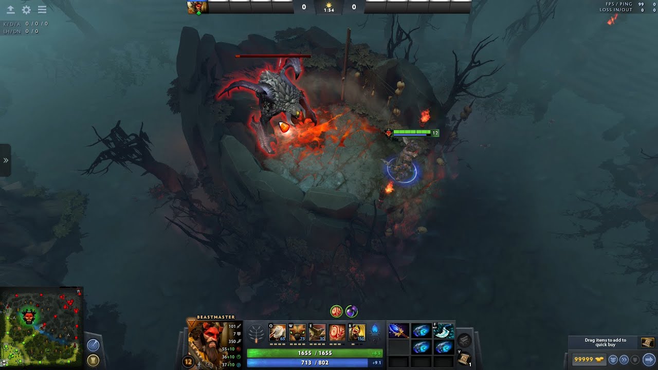 Beast Master Aghanim's Fast Roshan