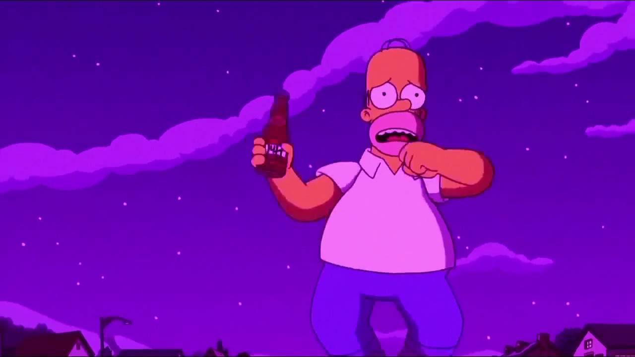 HOMER SAD 悲しい クルー ｜VAPORWAVE - YouTube