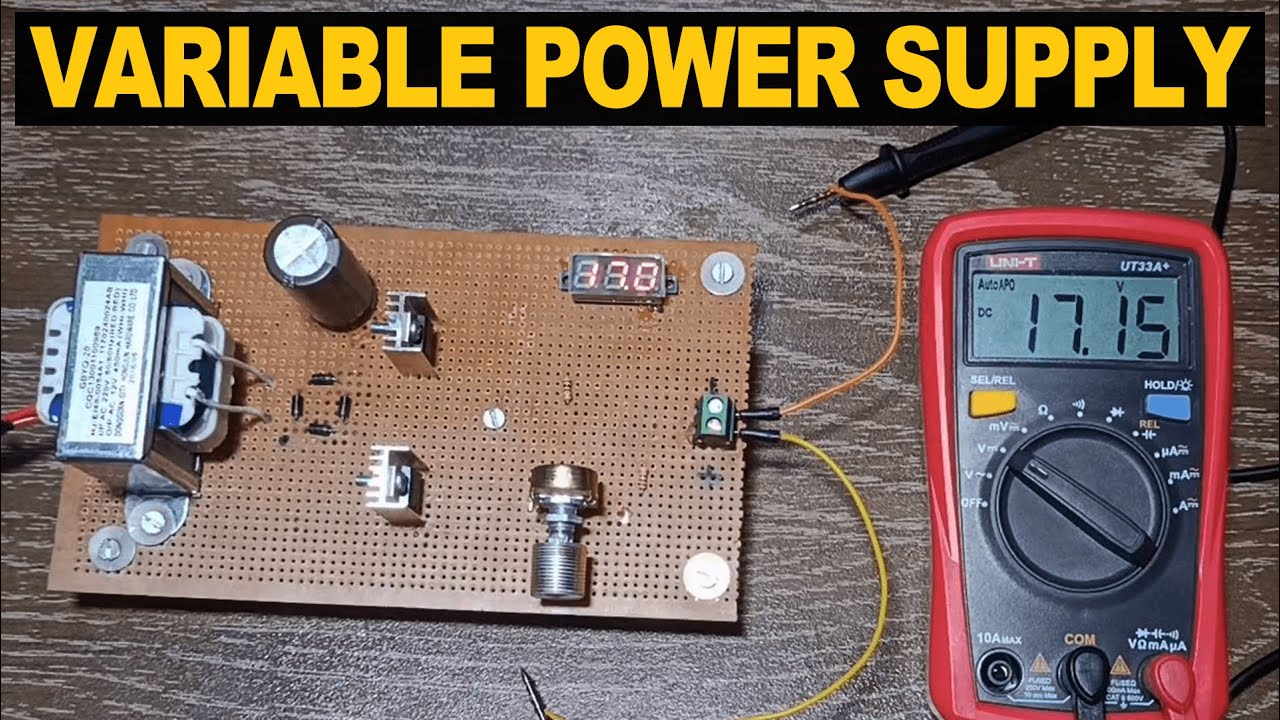 How To Make Variable Power Supply YouTube