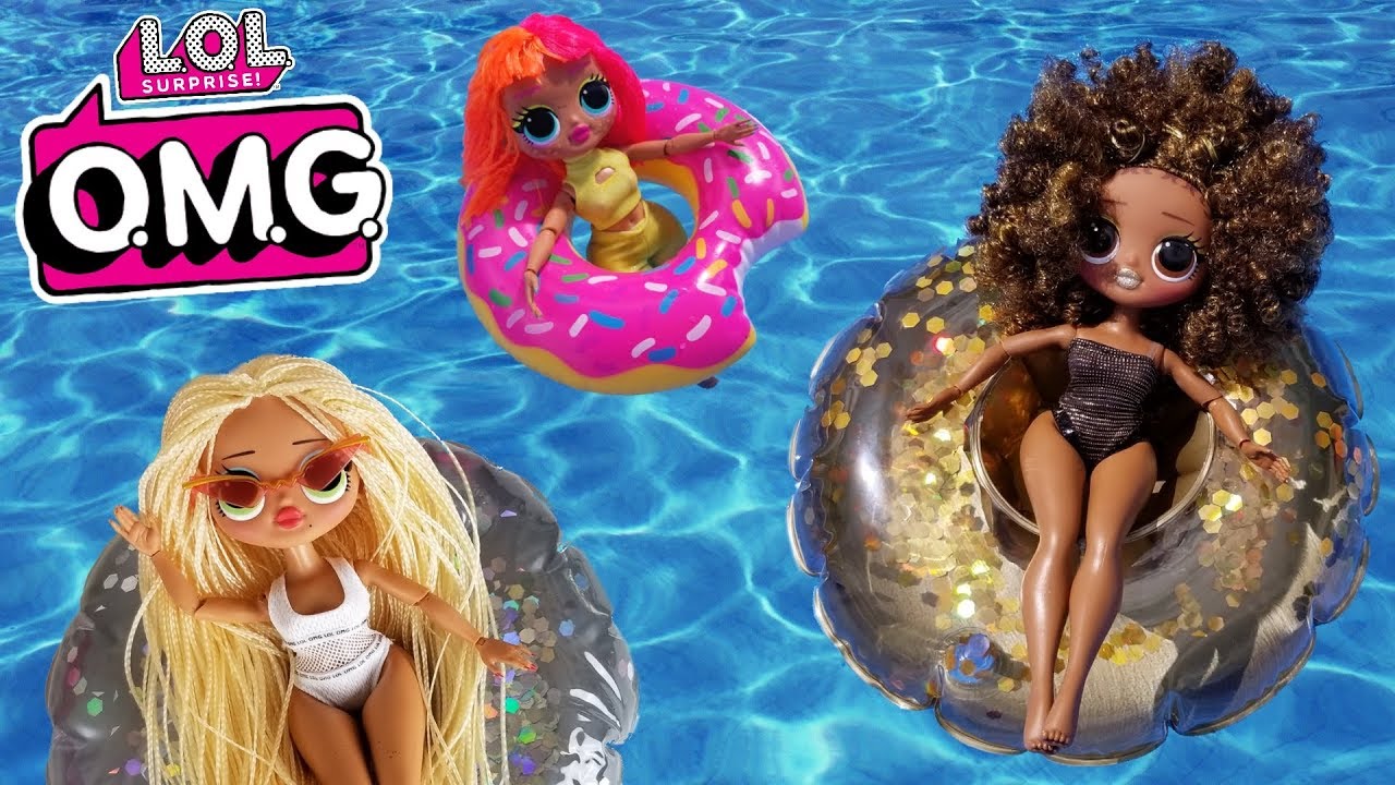 LOL Surprise OMG Pool Party | L.O.L. Full Set Fashion Dolls Unboxing