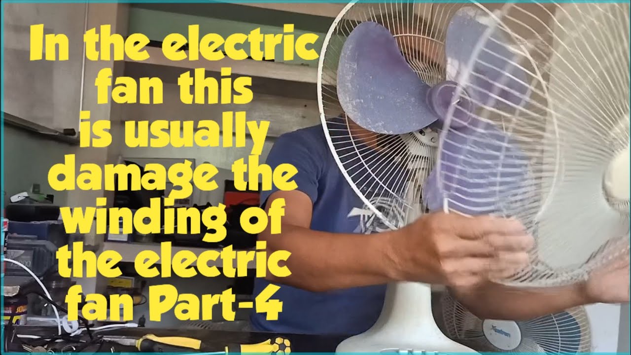 In the electric fan this is usually damage the winding of the electric ...