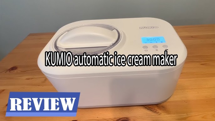Ulit Ice Cream Maker, 1 Quart Automatic Electronic Gelato Maker 