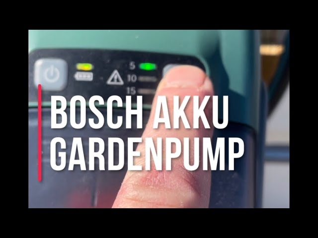 Bosch Akku-Tauchpumpe GardenPump 18 (1x Akku