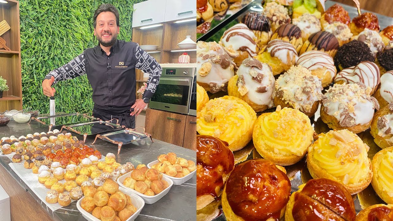 طريقة عمل بروفيترول | المطعم مع الشيف محمد حامد