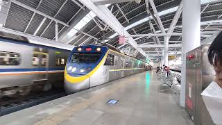 2214區間車EMU800型 台中出站