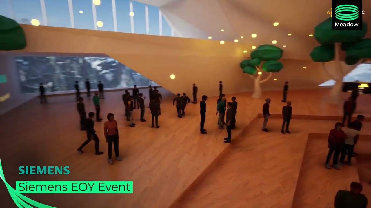 Siemens End-of-Year Event: A Festive Virtual Celebration on Meadow