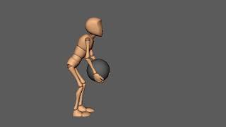 Lifting heavy object blocking pass