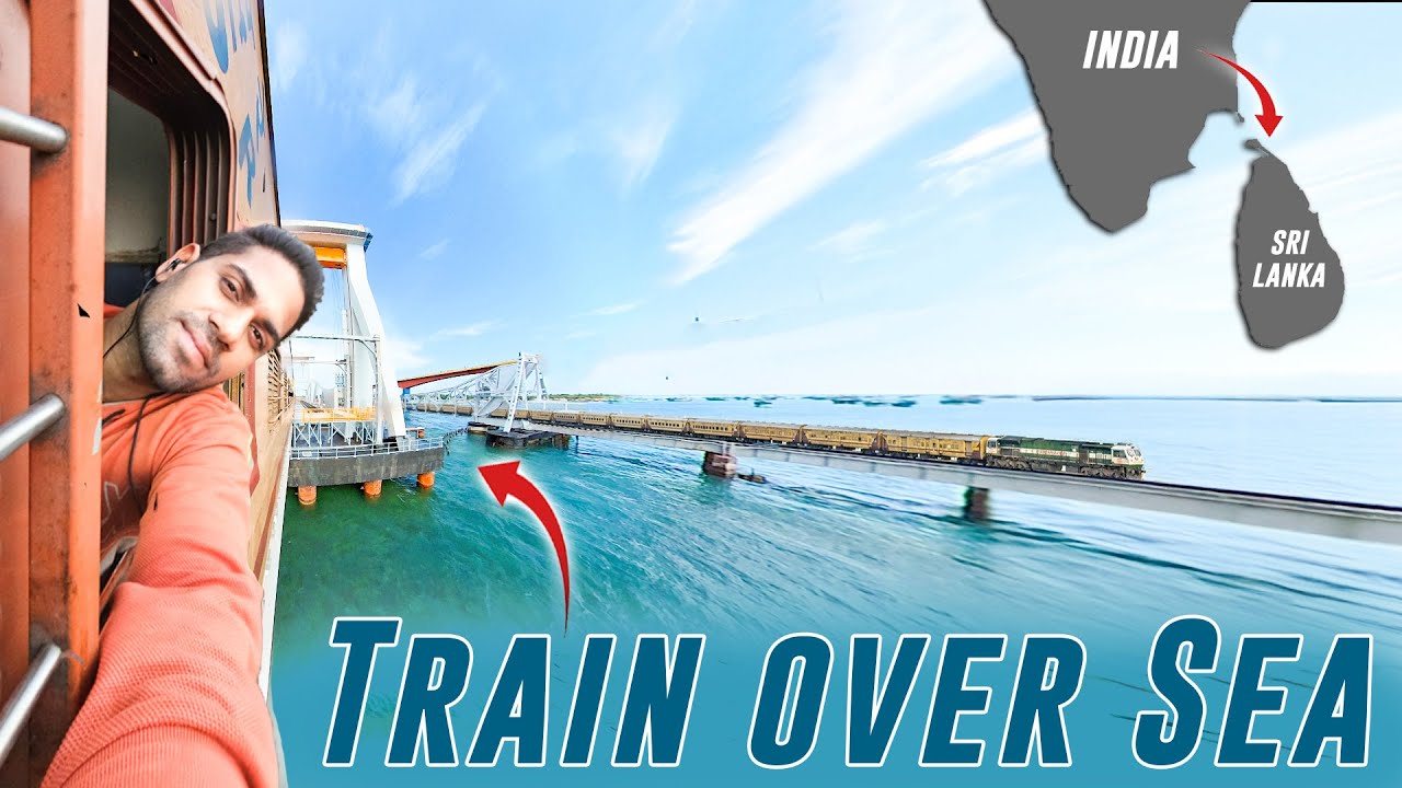 First Train Journey on New Pamban Bridge
