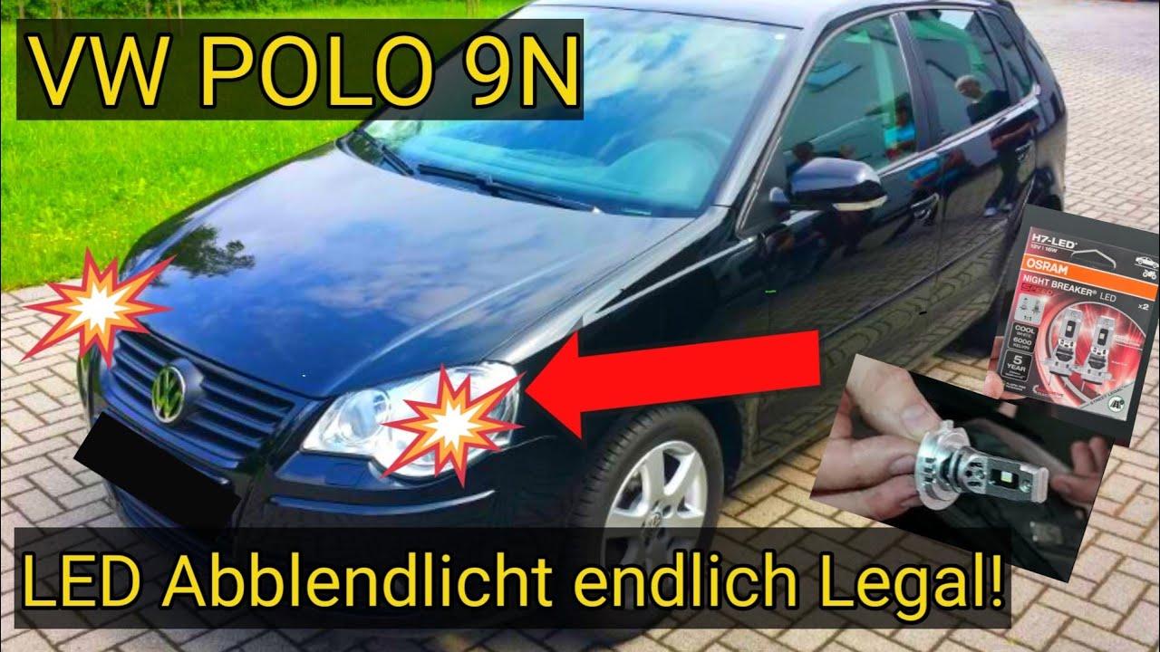 VW Polo 9N LED Abblendlicht legal Osram Night Breaker LED Speed
