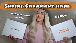 HUGE SPRING SARAMART HAUL | discount code 2024 screenshot 2