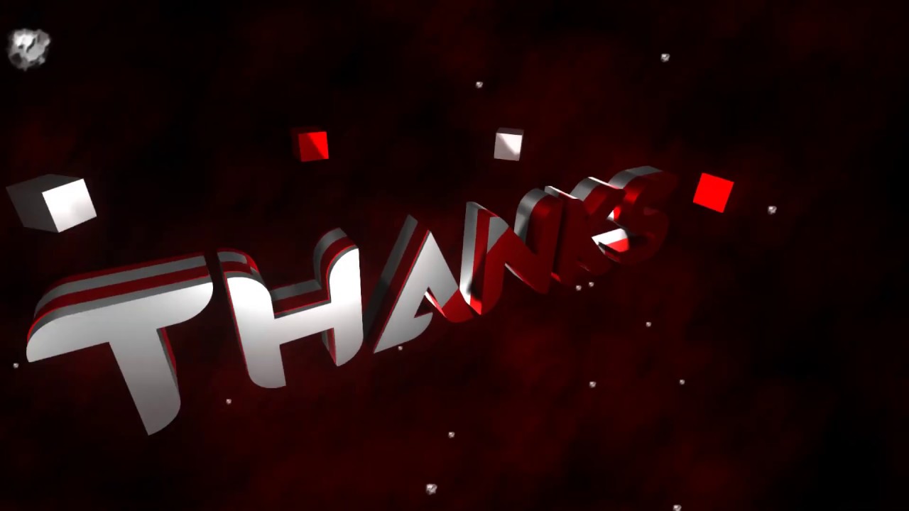 The best OUTRO 2020 Thanks for watching 3D Style