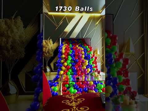 Intense living room ball simulation up to 4571 #3danimation #blender3d