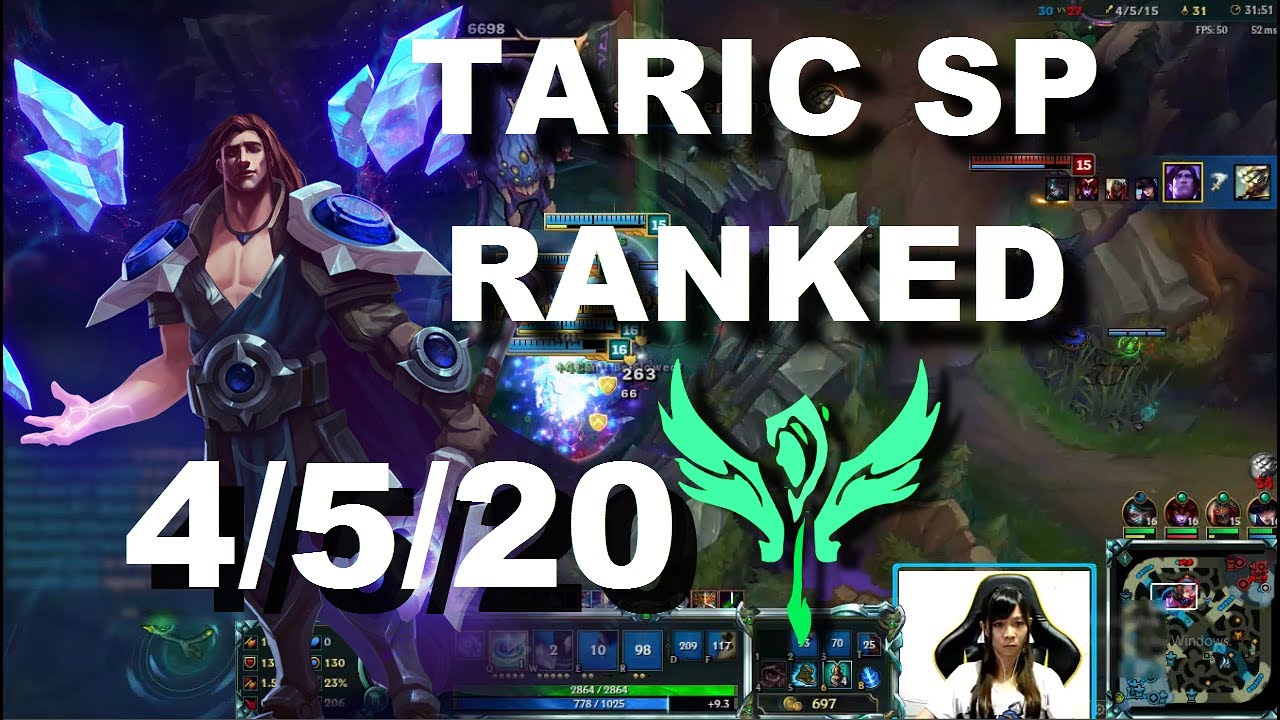 Elvrina - TARIC SUPPORT Patch 7.14 RANKED - [FULL GAME]