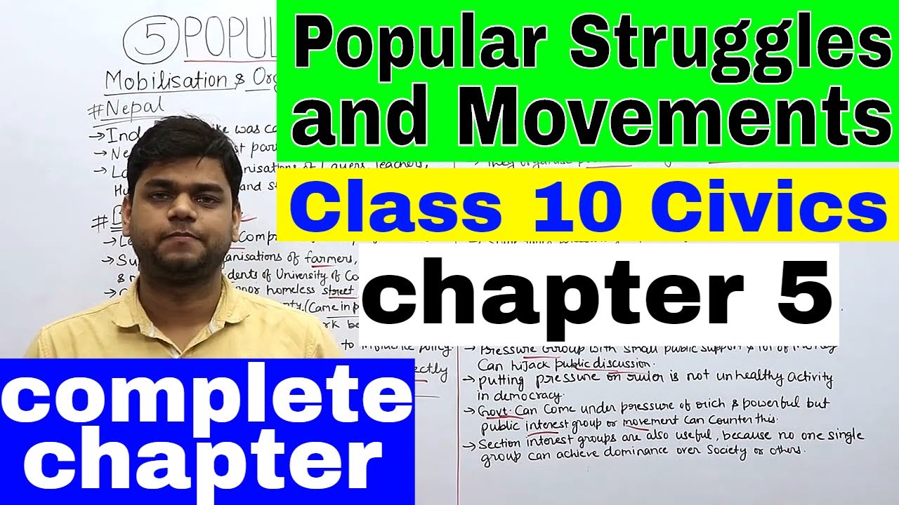 CLASS 10 Civics Chapter 5 Popular Struggles And Movements YouTube CLASS 10 Civics Chapter 5 Popular Struggles And Movements YouTube