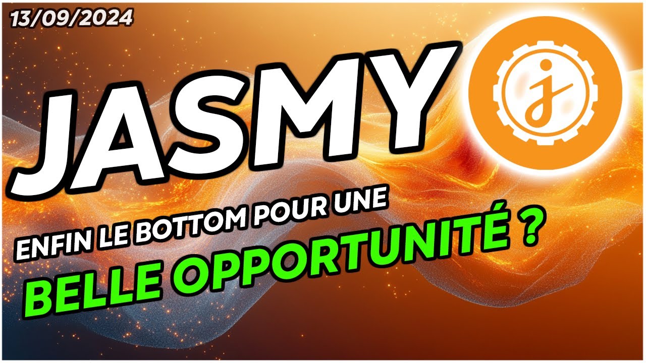 JASMY ENFIN LE BOTTOM POUR UNE BELLE OPPORTUNITÉ 🔥 ?
