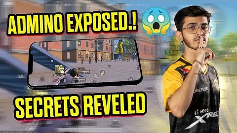 EXPOSING @admino_gaming19 TOP SECRETS, SENSITIVITY and CONTROLS | BEST PLAYER 😮