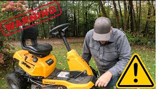 Cub cadet cc30h  first season review