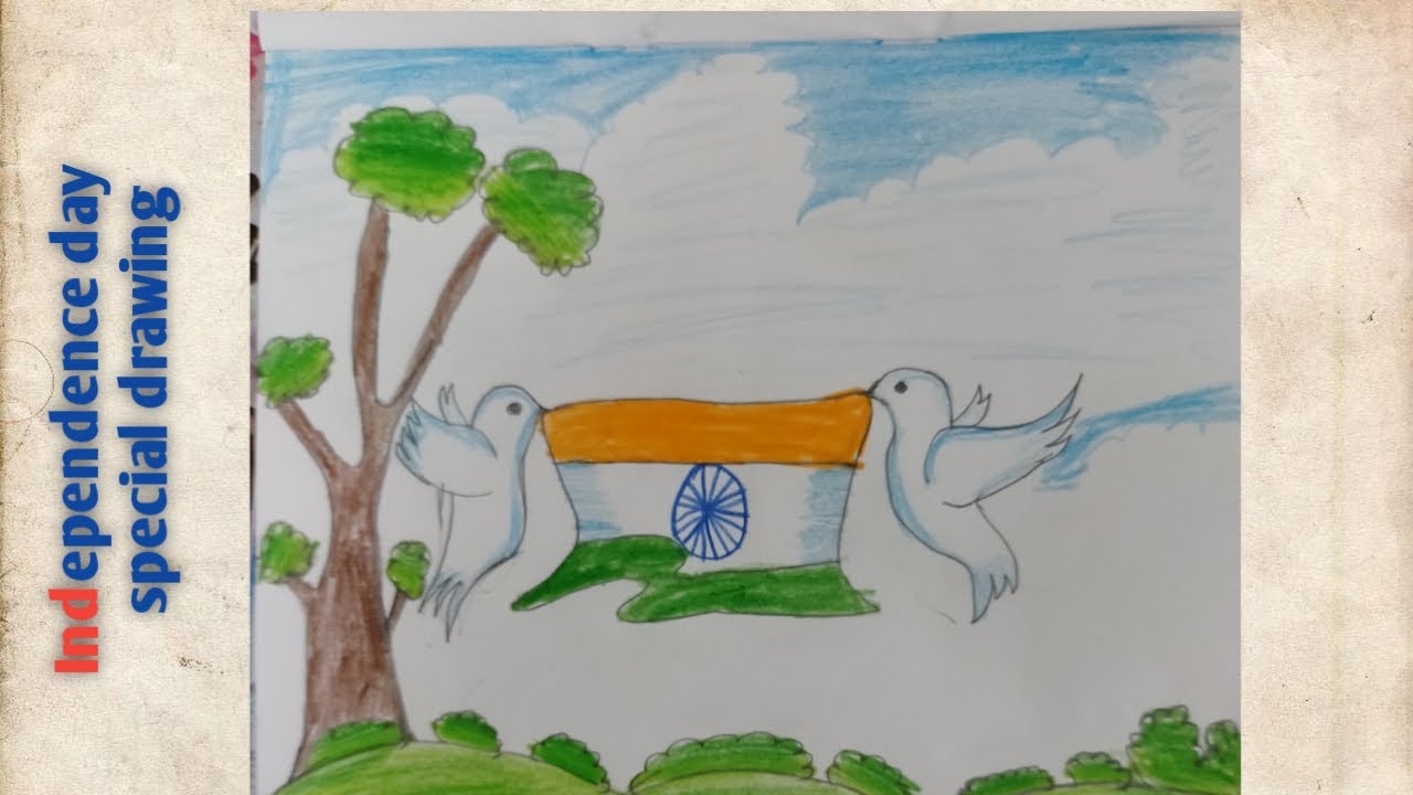 How to Draw Simple Independence Day Special Image For Kids… | Flickr