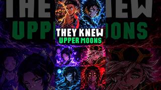Hidden Link Between Hashira & Upper Moons 💀🔥 #shorts #demonslayer