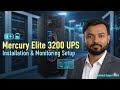 Mercury Elite 3200 Smart UPS Installation & Monitoring Setup