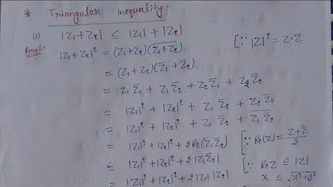 2. Find the greatest and least values of |Z1+Z2| or Prove that |z1+z2|≤|z1|+|z2| | AdnanAlig
