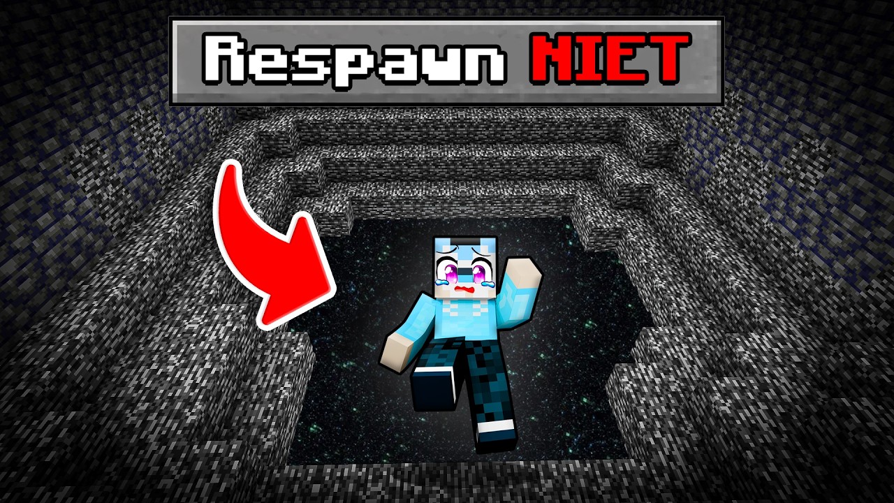 In Deze Minecraft WERELD Mag Je NIET RESPAWNEN...