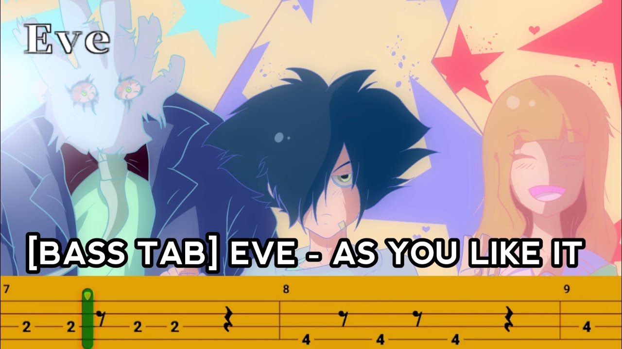 [BASS TAB] EVE - AS YOU LIKE IT