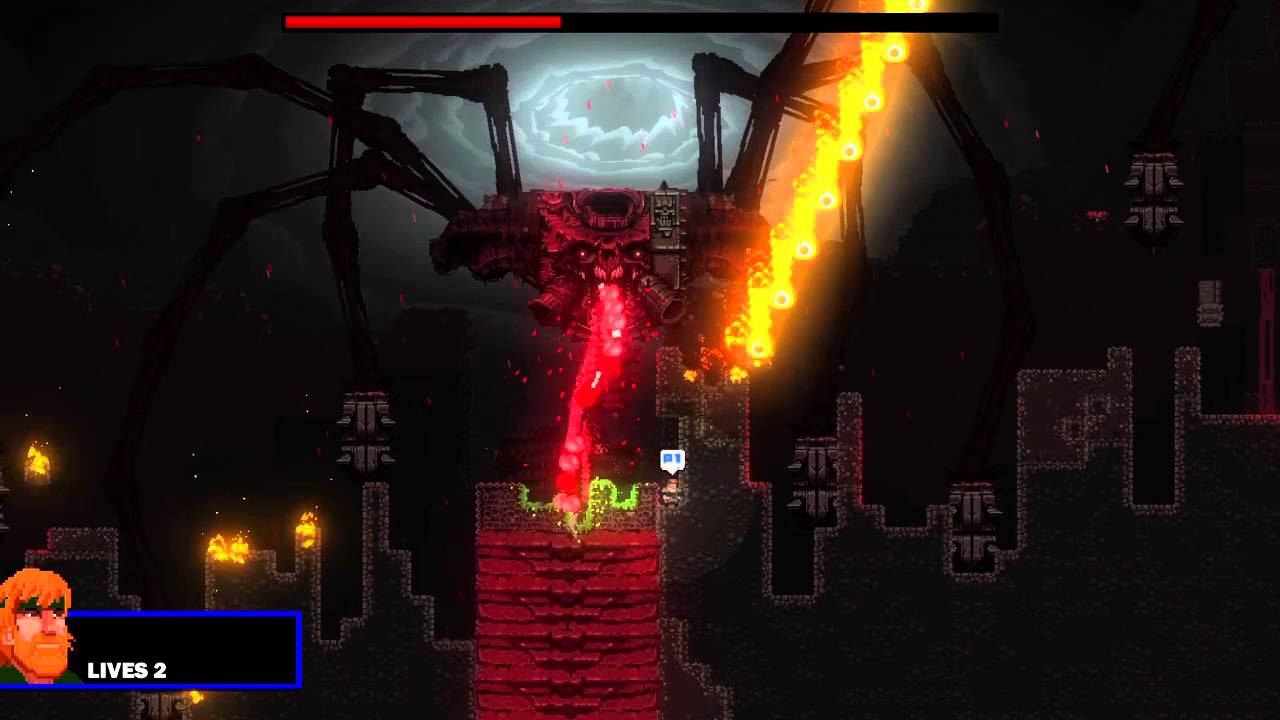 Broforce. How easy kill satan true form - YouTube