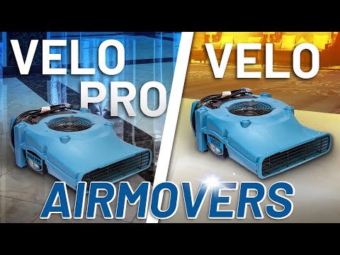 Velo and Velo Pro Air Movers for Drying Floors, Walls and More]