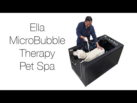 MicroBubble Therapy Pet Spa: Cat and Dog Grooming Tub