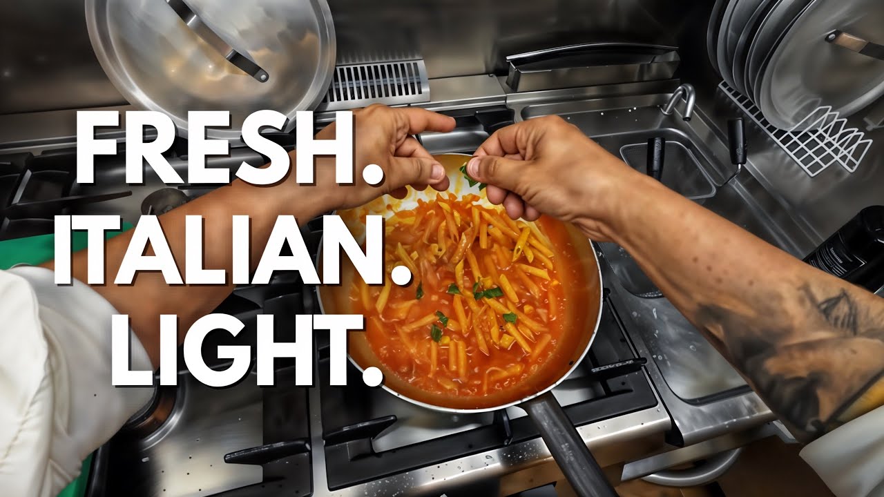 $5 Healthy Veggie Italian Pasta in 11 Minutes