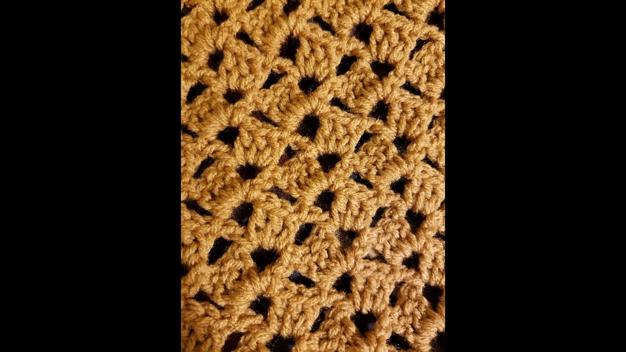 Crochet Stitches - The Rover Stitch