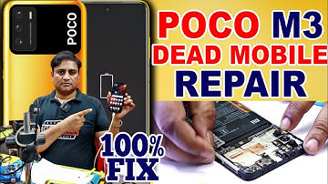 How To Repair Dead POCO M3 Mobile | POCO M3 Power not turning | Mobile repairing course