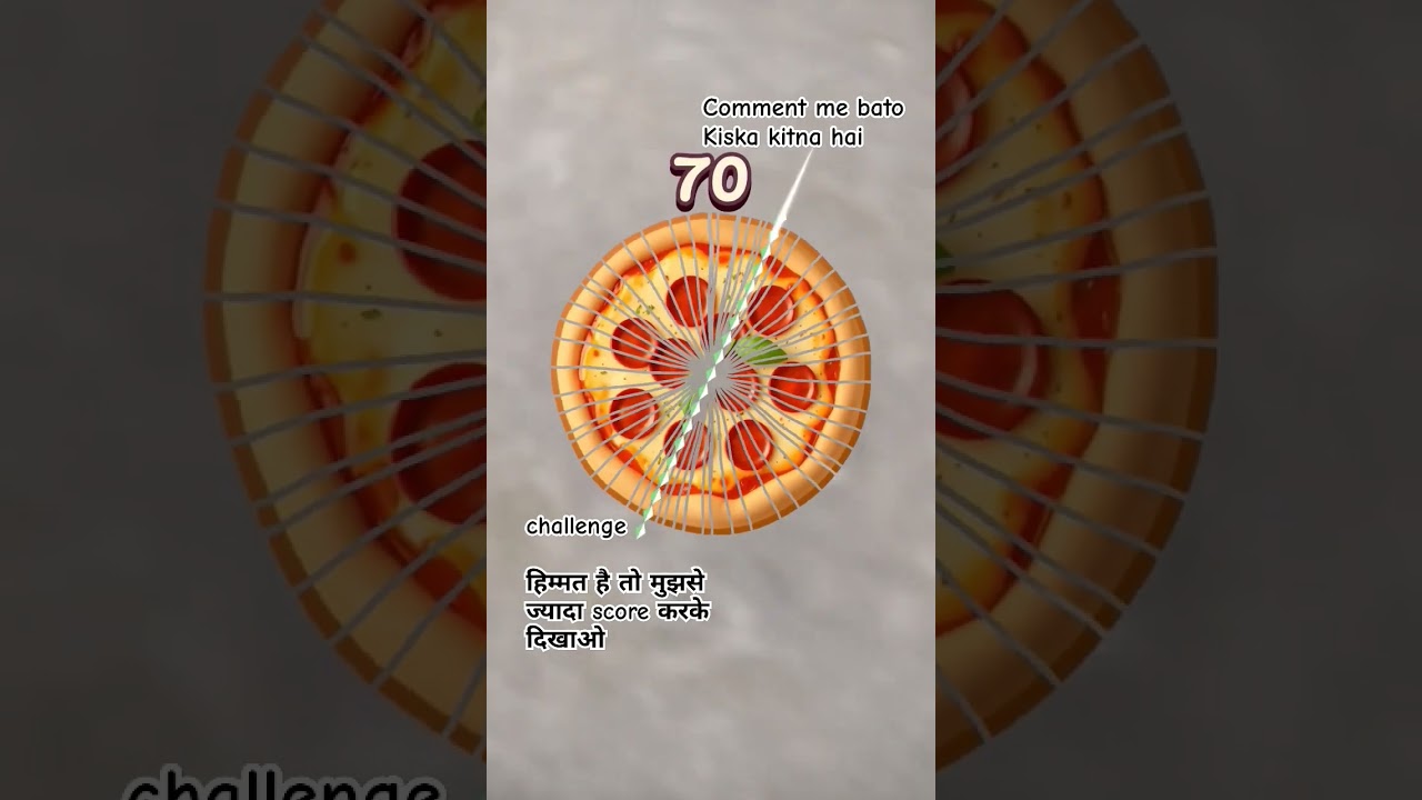 cutting pizza challenge 