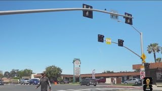 Pedestrian killed in crash at intersection with crosswalk signal in La Mesa