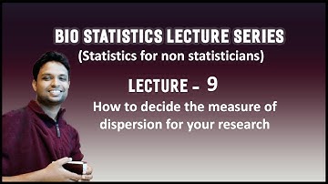 How to decide best measure of dispersion