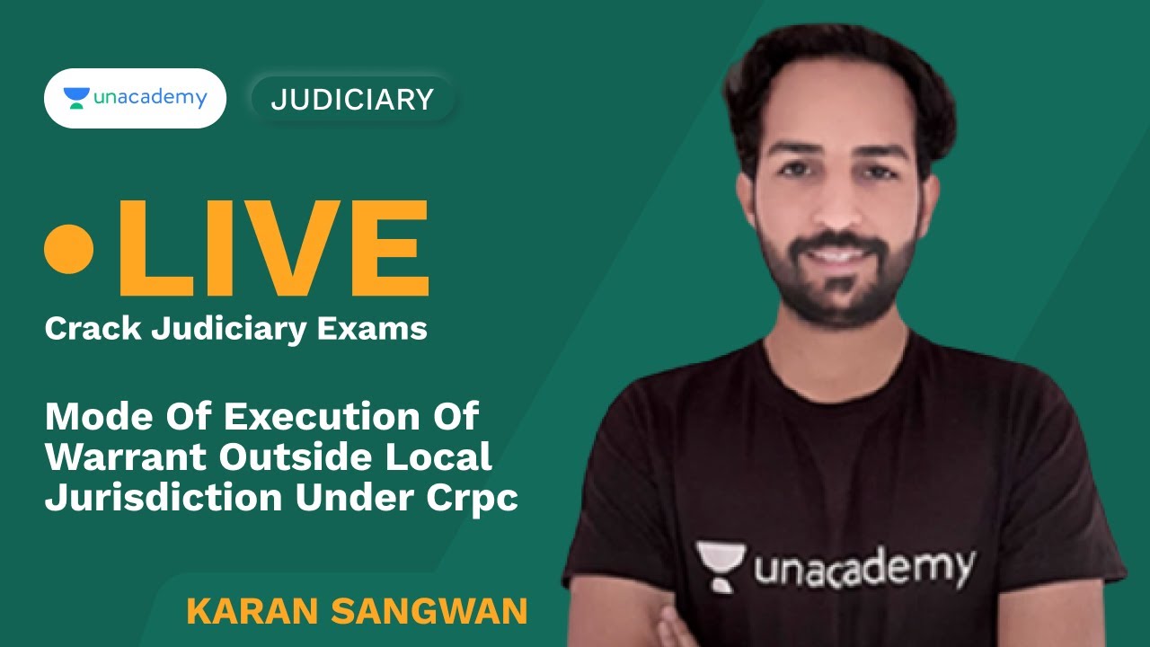 Mode of Execution of Warrant Outside Local Jurisdiction Under Crpc | PCSJ | Karan Sangwan