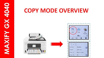 MAXIFY GX 4040 COPY MODE OVERVIEW