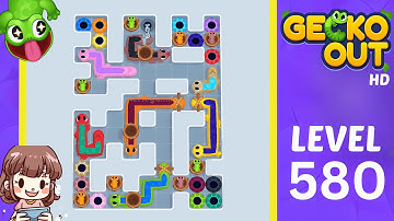 Gecko Out Level 580 Solution Walkthrough