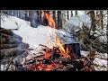 Backcountry Winter Camping in Deep Snow | Ferocious Wind, Difficult Terrain