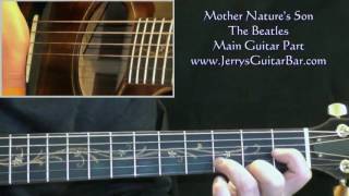 How To Play The Beatles Mother Nature's Son (intro only) chords