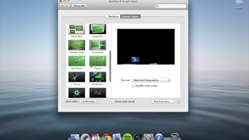 Desktop Background & Screen Saver Tutorial Mac OSX