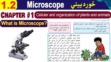 Microscope || what is microscope and their parts || Class 6 || chapter 1 || Sindh board