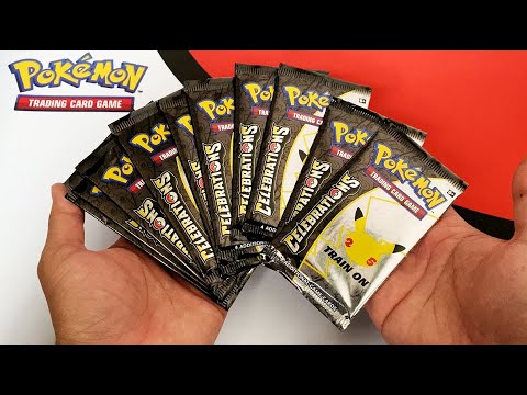 OPENING CELEBRATIONS POKEMON CARDS UNTIL I PULL CHARIZARD!!! DAY 7