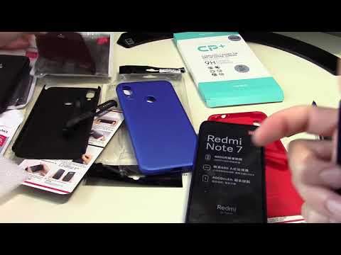Бамперы GKK, Cocose Carbon, Hujia Armor и Flexible Camera glass для Xiaomi Redmi Note 7