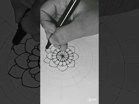 Mandala Art Tutorial Artistsoni V5l Handmadetutorial Mandalatutorialdrawing Viralvideo 