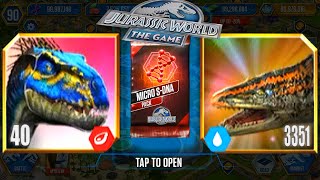 INDORAPTOR GEN 2 vs PROTEROGYRINUS | JURASSIC WORLD THE GAME